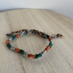 Zosia Bracelet, anklet, trendy, comfortable, tie, embroidery thread, woven, gift